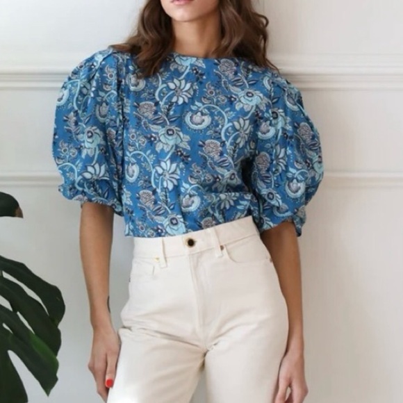 Dresses & Skirts - Floral Blue Mini Dress